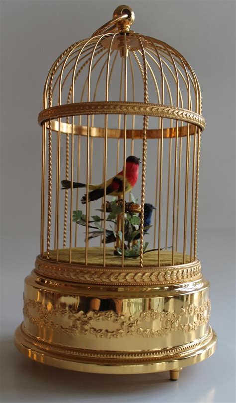 yellow bird musoc box metal|Bird Music Box In Collectible Music Boxes (1970.